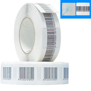Etichetta antitaccheggio adesive 3X3 RF 8,2 Mhz STD 1.000 pz falso barcode