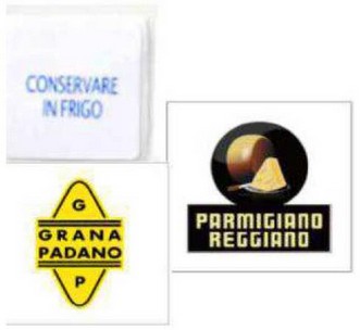 Etichette adesive RF Parmiggiano Reggiano